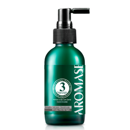 Aromase – Herbal Scalp Care Spray – Ziołowy Spray Wzmacniający Cebulki Włosów, 115 ml