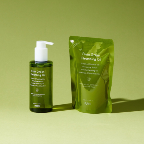 PURITO - From Green Cleansing Oil, 200ml - olejek do demakijażu z emulgatorem PURITO - From Green Cleansing Oil, 200ml - olejek do demakijażu z emulgatorem