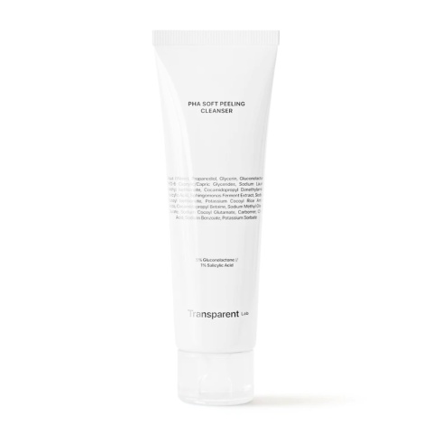 Transparent Lab - PHA Soft Peeling Cleanser - Żel Do Mycia Twarzy Z Kwasami PHA, 150ml