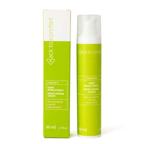 Back To Comfort - Cistacea-M Cream, 50ml - nawilżający krem z niacynamidem 3% i mocznikiem 5% Back To Comfort - Cistacea-M Cream, 50ml - nawilżający krem z niacynamidem 3% i mocznikiem 5%