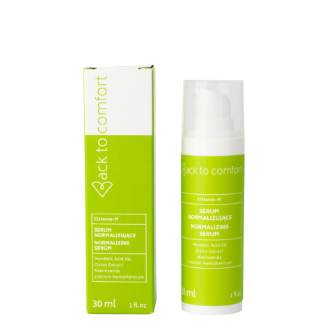 Back To Comfort - Cistacea-M Serum, 30ml - serum normalizujące z kwasem migdałowym 5% i niacynamidem Back To Comfort - Cistacea-M Serum, 30ml - serum normalizujące z kwasem migdałowym 5% i niacynamidem