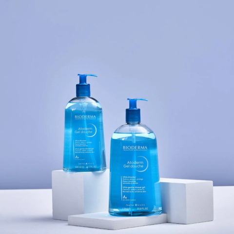 Bioderma - Atoderm Gel douche - żel pod prysznic do skóry atopowej, wrażliwej i suchej, 1l