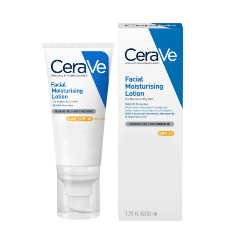 CeraVe - Moisturizing Face Day Cream SPF 30 - Nawilżający Krem Z Filtrem, 52ml CeraVe - Moisturizing Face Day Cream SPF 30 - Nawilżający Krem Z Filtrem, 52ml