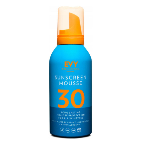 EVY TECHNOLOGY - SPF 30, 150ml - profesjonalny krem z filtrem w piance EVY TECHNOLOGY - SPF 30, 150ml - profesjonalny krem z filtrem w piance