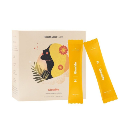 Health Labs Care - GlowMe - kolagen do picia o smaku ananas-mango, 30 saszetek Health Labs Care - GlowMe - kolagen do picia o smaku ananas-mango, 30 saszetek
