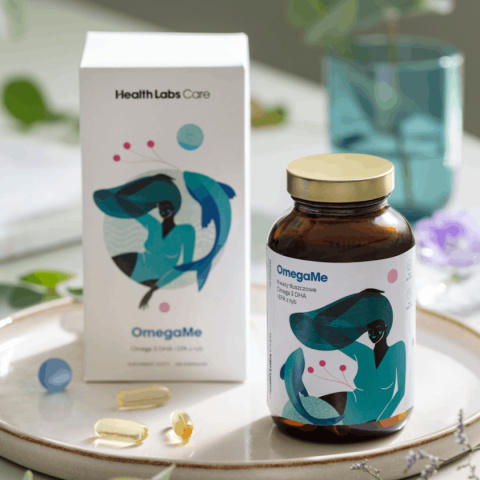 Health Labs Care - OmegaMe - kwasy tłuszczowe omega, 60 kapsułek Health Labs Care - OmegaMe - kwasy tłuszczowe omega, 60 kapsułek