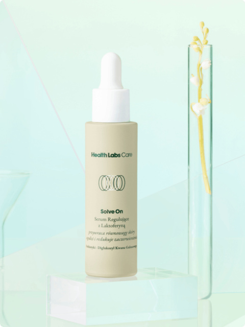 Health Labs Care - Solve On - serum regulujące z laktoferyną, 30ml Health Labs Care - Solve On - serum regulujące z laktoferyną, 30ml