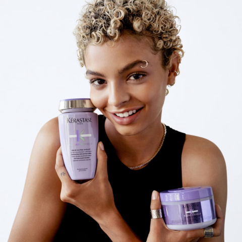 Kérastase - Blond Absolu Anti-Brass Purple Shampoo - fioletowy szampon do włosów blond, 250ml Kérastase - Blond Absolu Anti-Brass Purple Shampoo - fioletowy szampon do włosów blond, 250ml