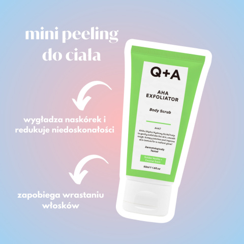 Q+A - Travel Trio – zestaw podróżny do pielęgnacji ciała, 3 x 50ml Q+A - Travel Trio – zestaw podróżny do pielęgnacji ciała, 3 x 50ml