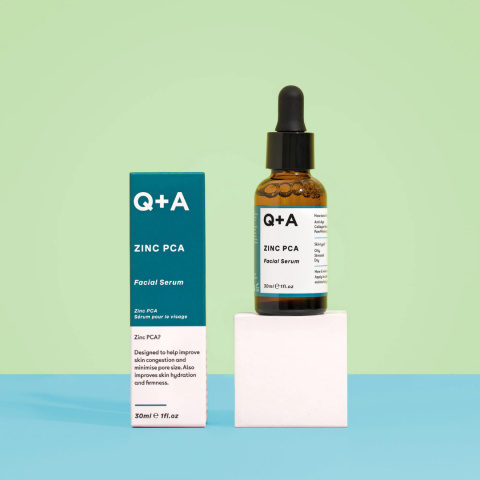 Q+A - Zinc PCA Facial Serum - Regenerujące Serum do Twarzy z Cynkiem PCA i Kwasami PHA, 30ml Q+A - Zinc PCA Facial Serum - Regenerujące Serum do Twarzy z Cynkiem PCA i Kwasami PHA, 30ml