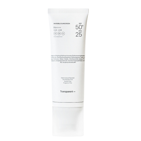 Transparent Lab - Invisible Sunscreen SPF50+ – niewidoczny, lekki krem przeciwsłoneczny SPF50+, 100 ml Transparent Lab - Invisible Sunscreen SPF50+ – niewidoczny, lekki krem przeciwsłoneczny SPF50+, 100 ml