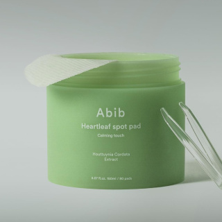 Abib - Heartleaf Spot Pad Calming Touch - Łagodzące Płatki Do Twarzy, 80szt. /150 ml