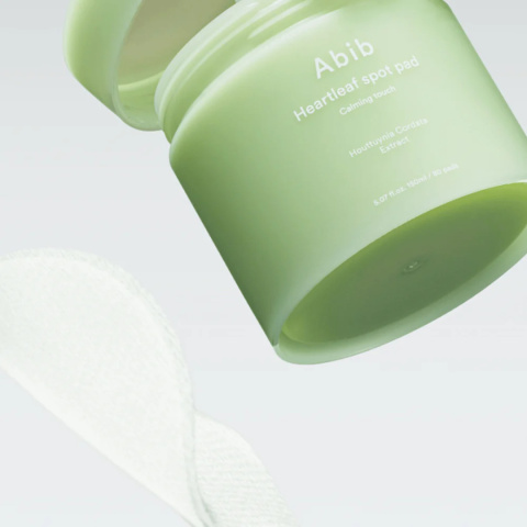 Abib - Heartleaf Spot Pad Calming Touch - Łagodzące Płatki Do Twarzy, 80szt. /150 ml