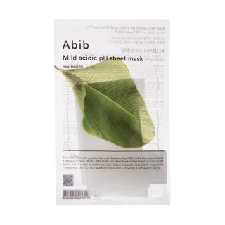 Abib - Mild Acidic pH Sheet Mask Heartleaf Fit - Łagodząca Maska W Płachcie, 30ml