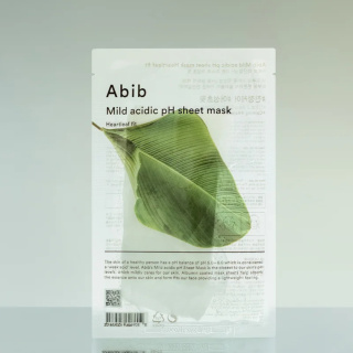 Abib - Mild Acidic pH Sheet Mask Heartleaf Fit - Łagodząca Maska W Płachcie, 30ml