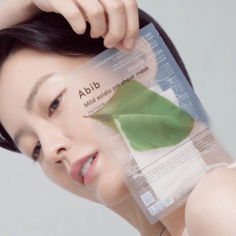 Abib - Mild Acidic pH Sheet Mask Heartleaf Fit - Łagodząca Maska W Płachcie, 30ml