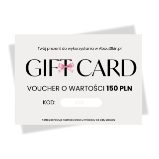 About Skin - Gift Card - Voucher Prezentowy o wartości 150 zł