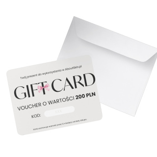 About Skin - Gift Card - Voucher Prezentowy o wartości 200 zł