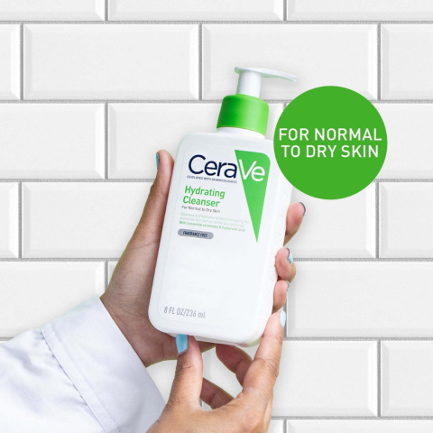 CeraVe - Hydrating Cleanser - Nawilżająca Emulsja Do Mycia Twarzy, 473ml CeraVe - Hydrating Cleanser - Nawilżająca Emulsja Do Mycia Twarzy, 473ml