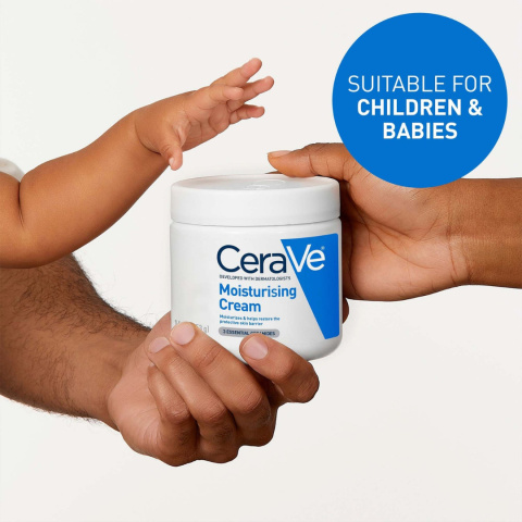CeraVe - Moisturizing Cream - Nawilżający Balsam Do Skóry Suchej I Bardzo Suchej, 340 g CeraVe - Moisturizing Cream - Nawilżający Balsam Do Skóry Suchej I Bardzo Suchej, 340 g