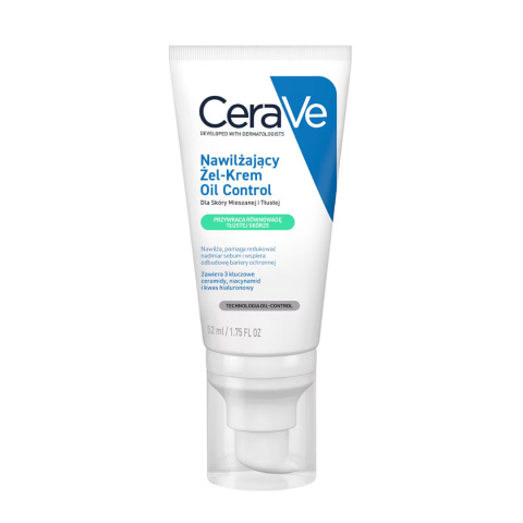 CeraVe - Nawilżający Żel-Krem - Oil Control, 52 ml CeraVe - Nawilżający Żel-Krem - Oil Control, 52 ml