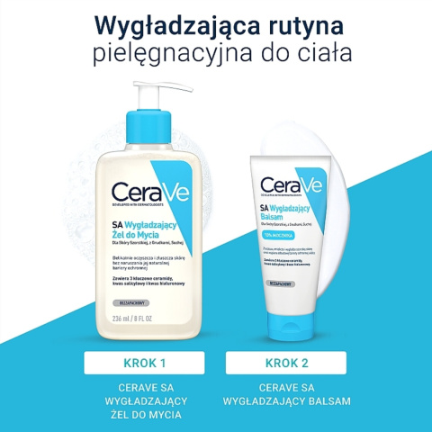 CeraVe - SA Smoothing Cream - Wygładzający Krem Do Ciała Z Kwasem Salicylowym, 340 g CeraVe - SA Smoothing Cream - Wygładzający Krem Do Ciała Z Kwasem Salicylowym, 340 g