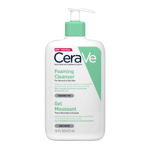 CeraVe - Żel Myjący Do Skóry Normalnej I Tłustej, 473 ml CeraVe - Żel Myjący Do Skóry Normalnej I Tłustej, 473 ml
