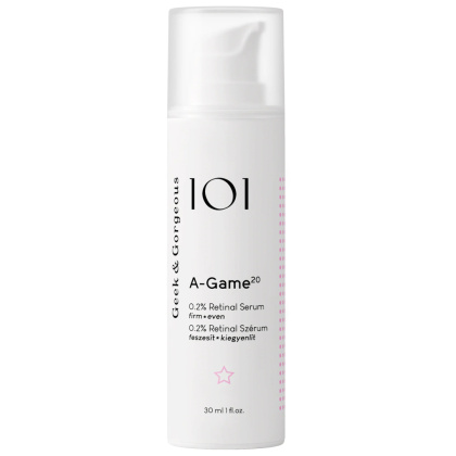 Geek & Gorgeous – A-Game 20 – Serum z 0,2% Retinalu i Ektoiną, 30 ml
