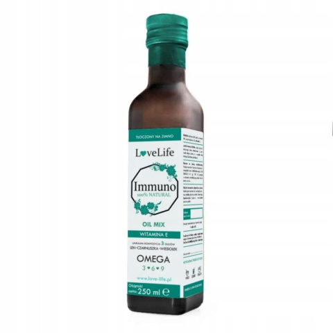 LoveLife - Immuno Strong - olej naturalny na wzmocnienie odporności, 250ml LoveLife - Immuno Strong - olej naturalny na wzmocnienie odporności, 250ml