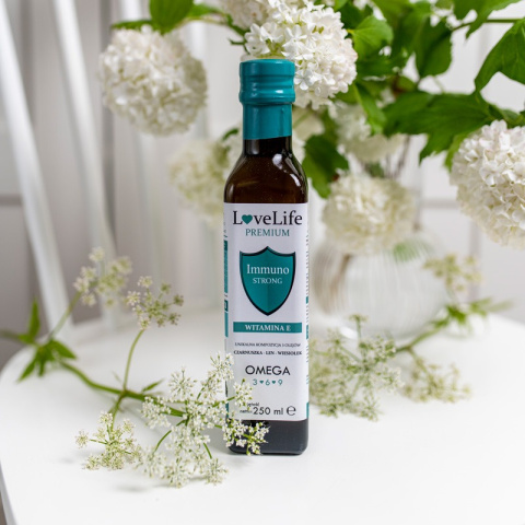 LoveLife - Immuno Strong - olej naturalny na wzmocnienie odporności, 250ml LoveLife - Immuno Strong - olej naturalny na wzmocnienie odporności, 250ml
