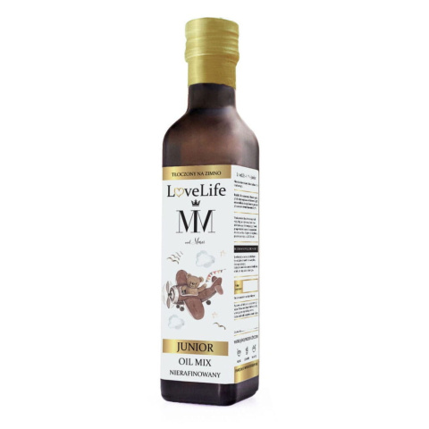 LoveLife Junior by Med. Marci - dzienna dawka zdrowych tłuszczów dla dziecka, 250ml LoveLife Junior by Med. Marci - dzienna dawka zdrowych tłuszczów dla dziecka, 250ml