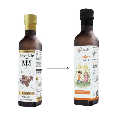 LoveLife Junior by Med. Marci - dzienna dawka zdrowych tłuszczów dla dziecka, 250ml LoveLife Junior by Med. Marci - dzienna dawka zdrowych tłuszczów dla dziecka, 250ml