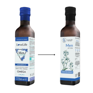 LoveLife - Men - Kompozycja Olejów Tłuszczowych [Rzepakowy, Dyniowy, Wiesiołkowy], 250ml