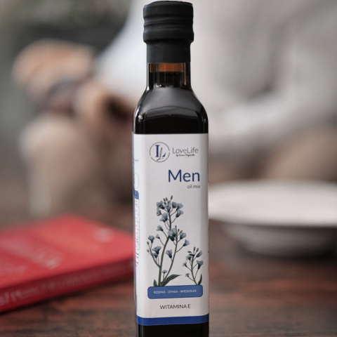 LoveLife - Men - Kompozycja Olejów Tłuszczowych [Rzepakowy, Dyniowy, Wiesiołkowy], 250ml