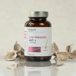 ProCure - Mio-Inozytol 40/1 + Synergy - Trychologiczny Suplement Diety Na Włosy, 60 kapsułek