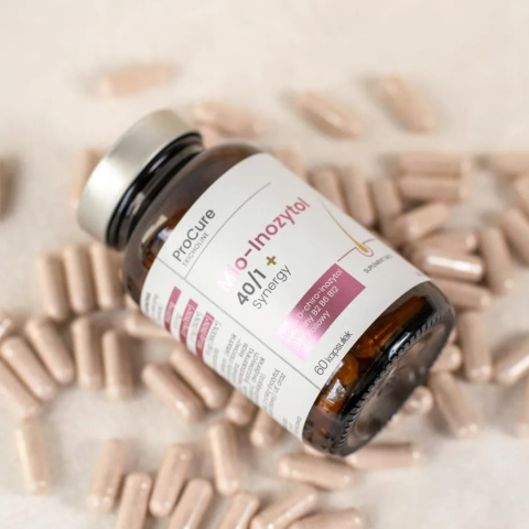 ProCure - Mio-Inozytol 40/1 + Synergy - Trychologiczny Suplement Diety Na Włosy, 60 kapsułek ProCure - Mio-Inozytol 40/1 + Synergy - Trychologiczny Suplement Diety Na Włosy, 60 kapsułek