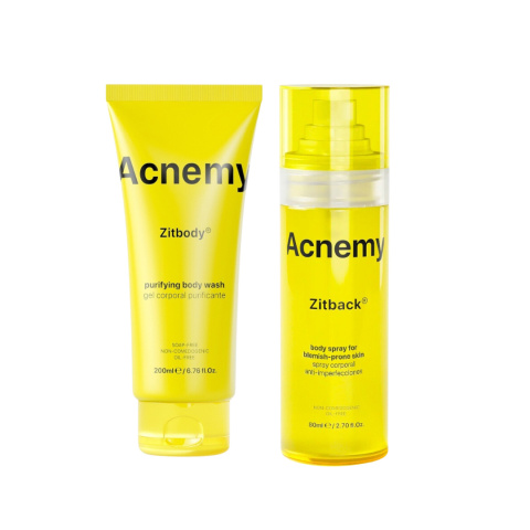 Acnemy - Zitbody + Zitback - Stop Body Acne - Zestaw Redukujący Trądzik Na Ciele Acnemy - Zitbody + Zitback - Stop Body Acne - Zestaw Redukujący Trądzik Na Ciele