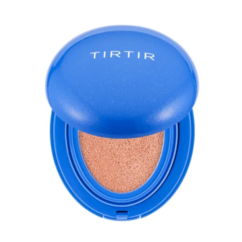 TIRTIR - Mask Fit Cool Blue Sun Cushion SPF 50+ PA++++ - Chłodzący Krem Tonujący Do Twarzy, 18g TIRTIR - Mask Fit Cool Blue Sun Cushion SPF 50+ PA++++ - Chłodzący Krem Tonujący Do Twarzy, 18g