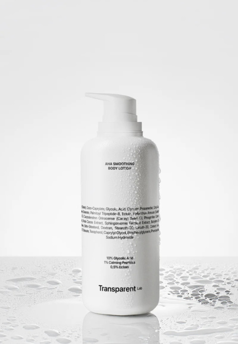 Transparent Lab - AHA Smoothing Body Lotion - balsam do ciała z kwasami, 400 ml