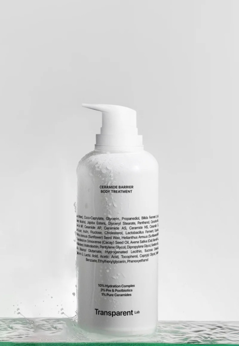 Transparent Lab - Ceramide Barrier Body Treatment - balsam do ciała z ceramidami, 400 ml