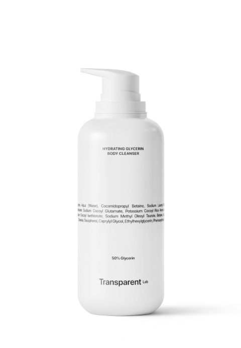 Transparent Lab - Hydrating Glycerin Body Cleanser - nawilżający żel do mycia ciała, 400 ml Transparent Lab - Hydrating Glycerin Body Cleanser - nawilżający żel do mycia ciała, 400 ml