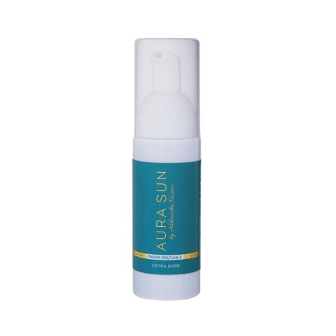 Aura Sun - Samoopalacz Pianka Brązująca - Extra Dark, 50 ml Aura Sun - Samoopalacz Pianka Brązująca - Extra Dark, 50 ml