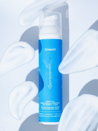 Back To Comfort - UreaVit Krem Cica - Łagodzący Krem Do Twarzy, 100ml