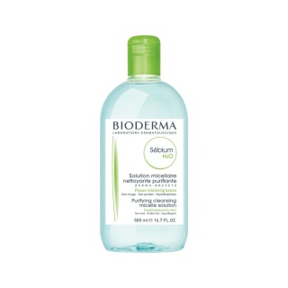 Bioderma - Sebium H2O Acne Micellar Solution - Płyn Micelarny Do Skóry Tłustej i Trądzikowej, 500 ml