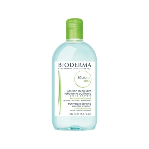 Bioderma - Sebium H2O Acne Micellar Solution - Płyn Micelarny Do Skóry Tłustej i Trądzikowej, 500 ml Bioderma - Sebium H2O Acne Micellar Solution - Płyn Micelarny Do Skóry Tłustej i Trądzikowej, 500 ml
