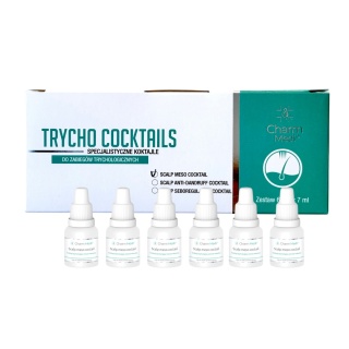 Charm Medi - Scalp Meso Coctail - Koktajl Stymulujący Wzrost Włosów, 6 x 7ml