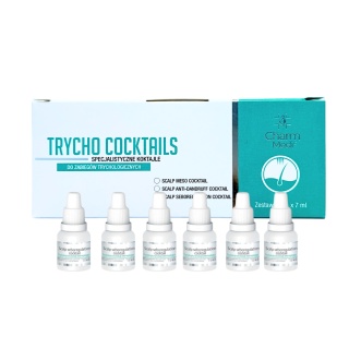 Charm Medi - Scalp Seboregulation Coctail - Trychologiczny Koktajl do Przetłuszczającej się Skóry Głowy, 6 x 7ml