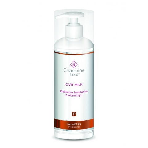 Charmine Rose - C-Vit Milk - Delikatna Śmietanka Do Mycia Twarzy z Witaminą C, 500ml Charmine Rose - C-Vit Milk - Delikatna Śmietanka Do Mycia Twarzy z Witaminą C, 500ml