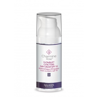 Charmine Rose - Glow & Lift G-Factors Day Cream SPF 10 - Rozświetlająco-Liftingujący Krem na Dzień, 50ml