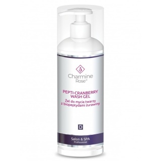 Charmine Rose - Pepti-Cranberry Wash Gel - Żel Do Mycia Twarzy z Peptydami Żurawiny, 500ml